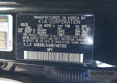 2024 Kia Seltos Ex from USA, damaged, VIN KNDERCAA8R7487392